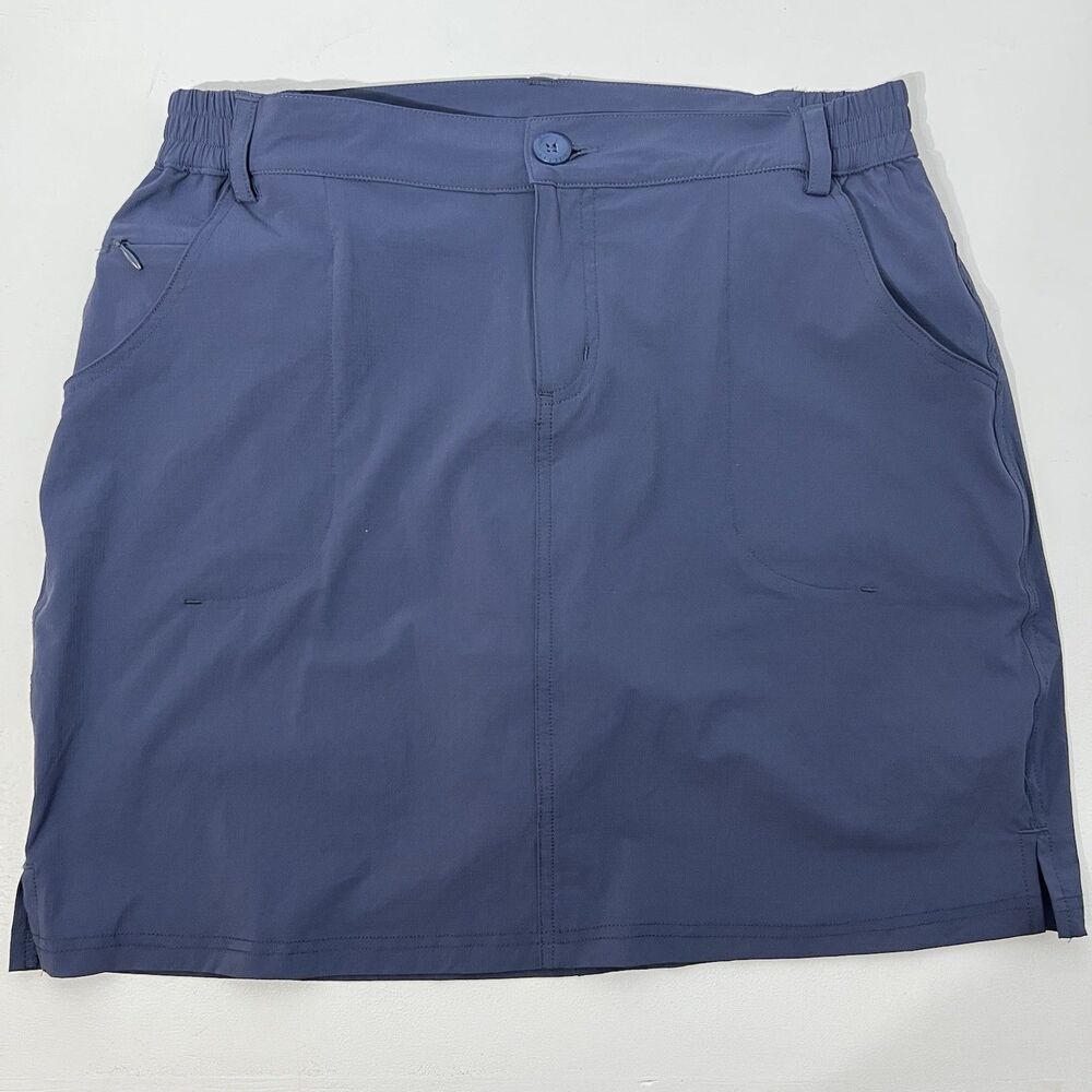 Willit Skort Golf Skirt Activewear Medium Blue Outdoor Hiking Casual Pockets